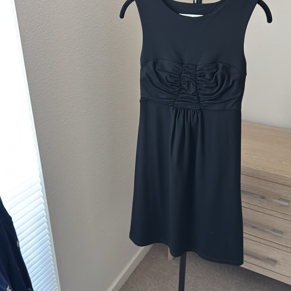 Black Sleeveless Dress - Flattering Silhouette!